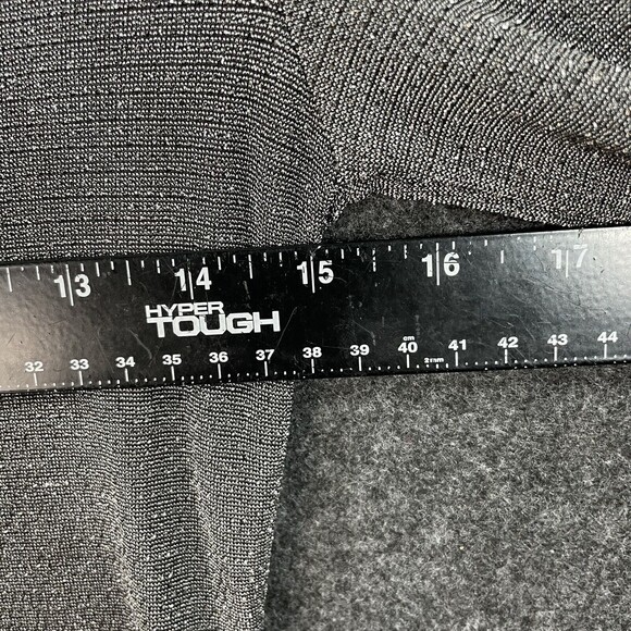 Banana Republic Shirt Women’s Extra Small Gray  Metallic Shimmer Long Sleeve Top - Picture 5 of 7